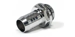 Cooling system part BitsPower BP-WTP-C02 — brass construction, nickel/silver finish