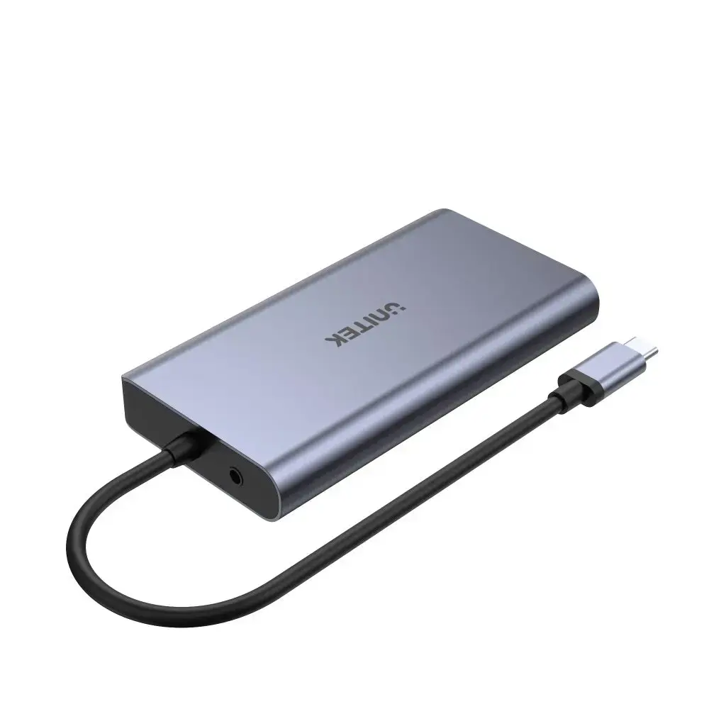 Концентратор Unitek uHUB O8+ USB-C серый Photo 2
