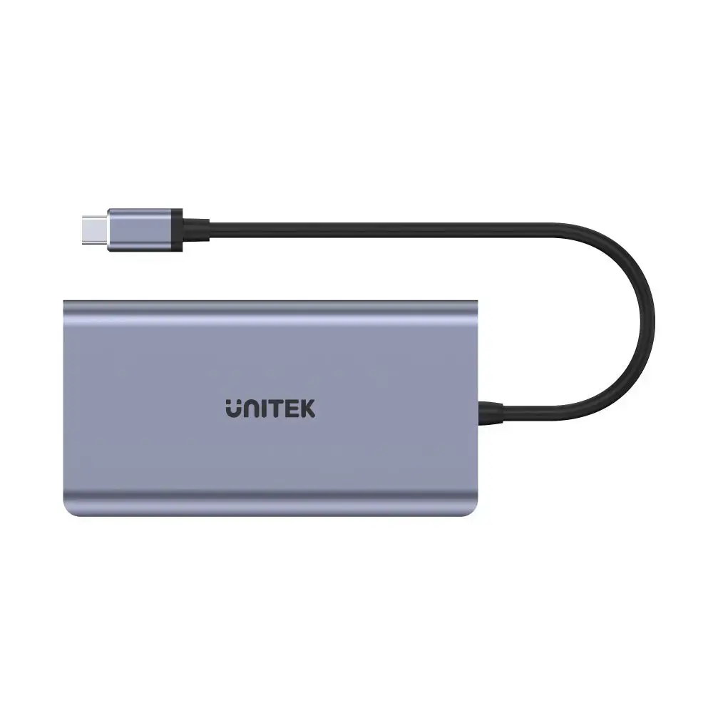 Концентратор Unitek uHUB O8+ USB-C серый Photo 3
