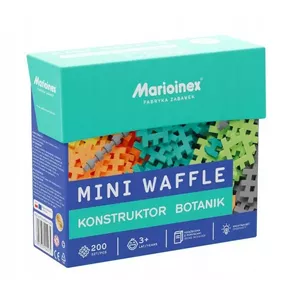 Konstruktors Marioinex Blocks Mini Waffle 200 daļas — būvēšanas komplekts radošai spēlei