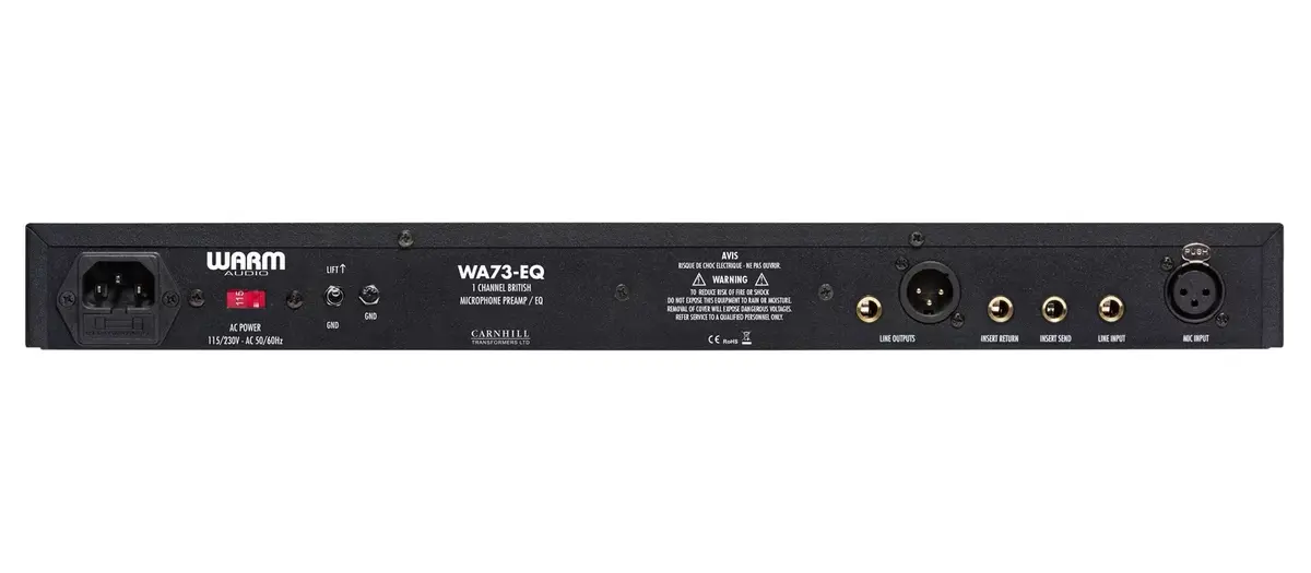 Аудиопредусилитель WARM AUDIO WA73-EQ Photo 3