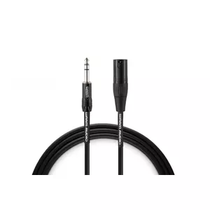 Balanced audio cable WARM AUDIO PRO-XLRM-TRSM-6 — XLR (male) to 6.35 mm TRS (male), 1.8 m, 24 AWG, black