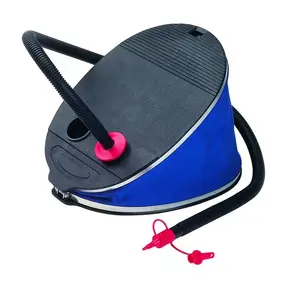 Foot air pump Intex 68610 for inflatables, Black/Blue, weight 4.72 kg
