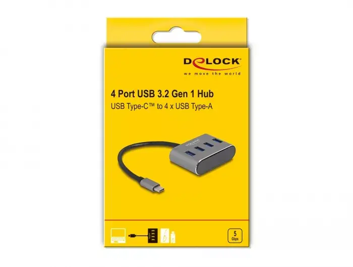 DeLOCK 63223 USB 3.2 Gen 1 Type-C Хаб Photo 3