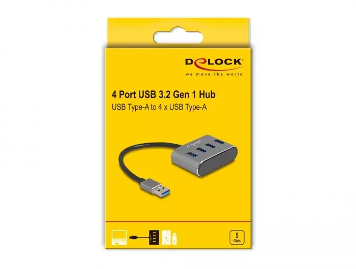 DeLOCK 63190 USB Hub 3.2 Gen 1 Photo 3