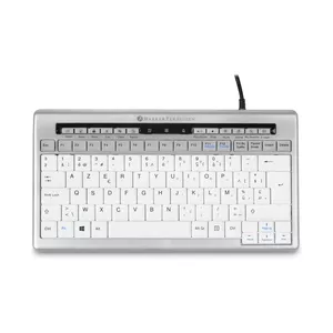 Клавиатура BakkerElkhuizen S-board 840 Office USB QWERTY UK English Светло-серая Белая