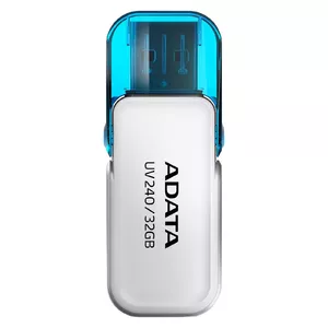 USB флеш-накопитель ADATA UV240 32 ГБ USB Type-A 2.0, белый, с колпачком