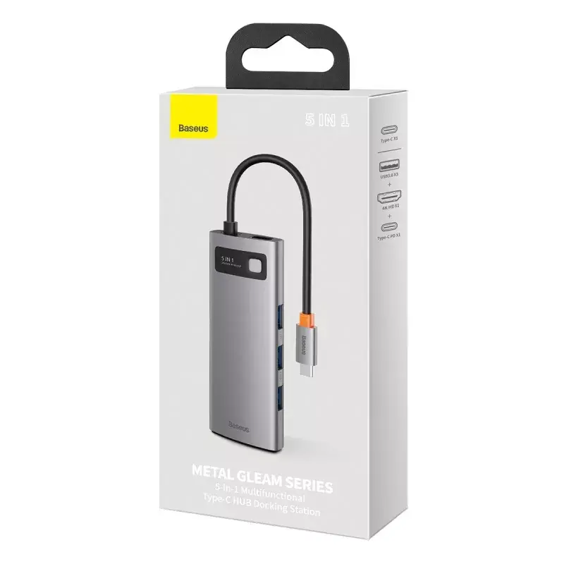 USB хаб Baseus Metal Gleam Photo 10