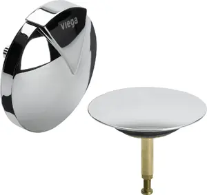 VIEGA siphon overflow knob drain cover Multiplex Visign M1 Chrome