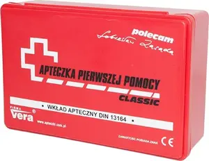 First Aid Kit Vera VAPT1 in Red Box — universal compact medical kit