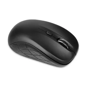 Wireless optical mouse IBOX Rosella Home RF, ambidextrous, 1600 DPI, 2.4 GHz nano USB receiver, 3 buttons, black