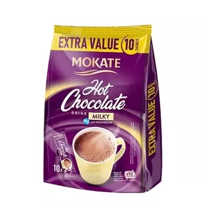 Instant Chocolate Drink MOKATE MILK 18 g sachets, pack of 10