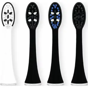 Replacement brush heads VITAMMY Onyx – sonic toothbrush heads, pack of 4