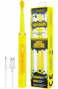 Sonic Electric Toothbrush VITAMMY Splash — VITAMMY, model TOW017473, yellow