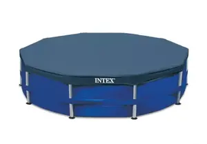 Intex 28031 baseina pārsegs, zils vinils