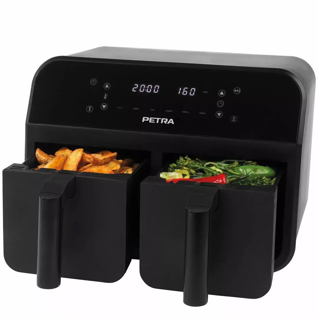 Petra PT4750BLKVDEEU7 аэрогриль — двухкамерный 3,7 л Photo 1