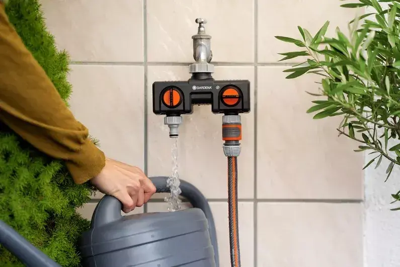 GARDENA Double Tap 08193-24 соединитель Photo 3
