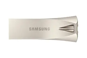 Samsung BAR Plus MUF-128BE USB flash drive 128 GB USB Type-A 3.2 Gen 1 300 MB/s Capless Silver