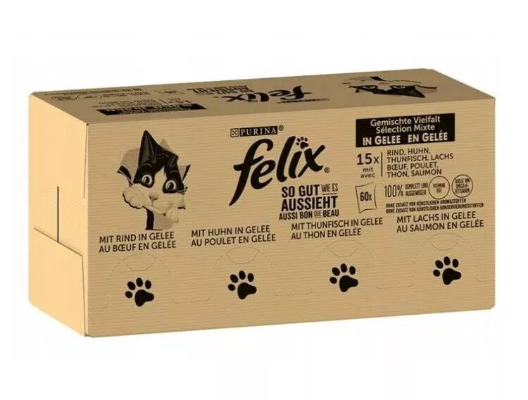 Mitrs kaķu barība Purina Felix ar
