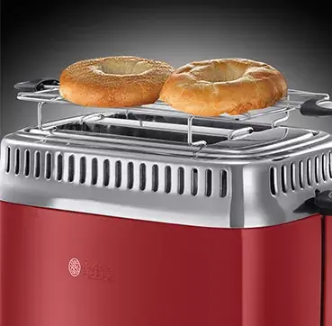 Russell Hobbs Retro 21680-56 2-Slice Toaster Photo 4