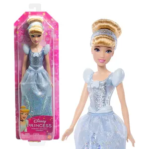 MATTEL Disney Princess Cinderella Fashion Doll HLW06 with Sparkling Fashion and Accessories Inspired by Movie for Girls from 3 Years