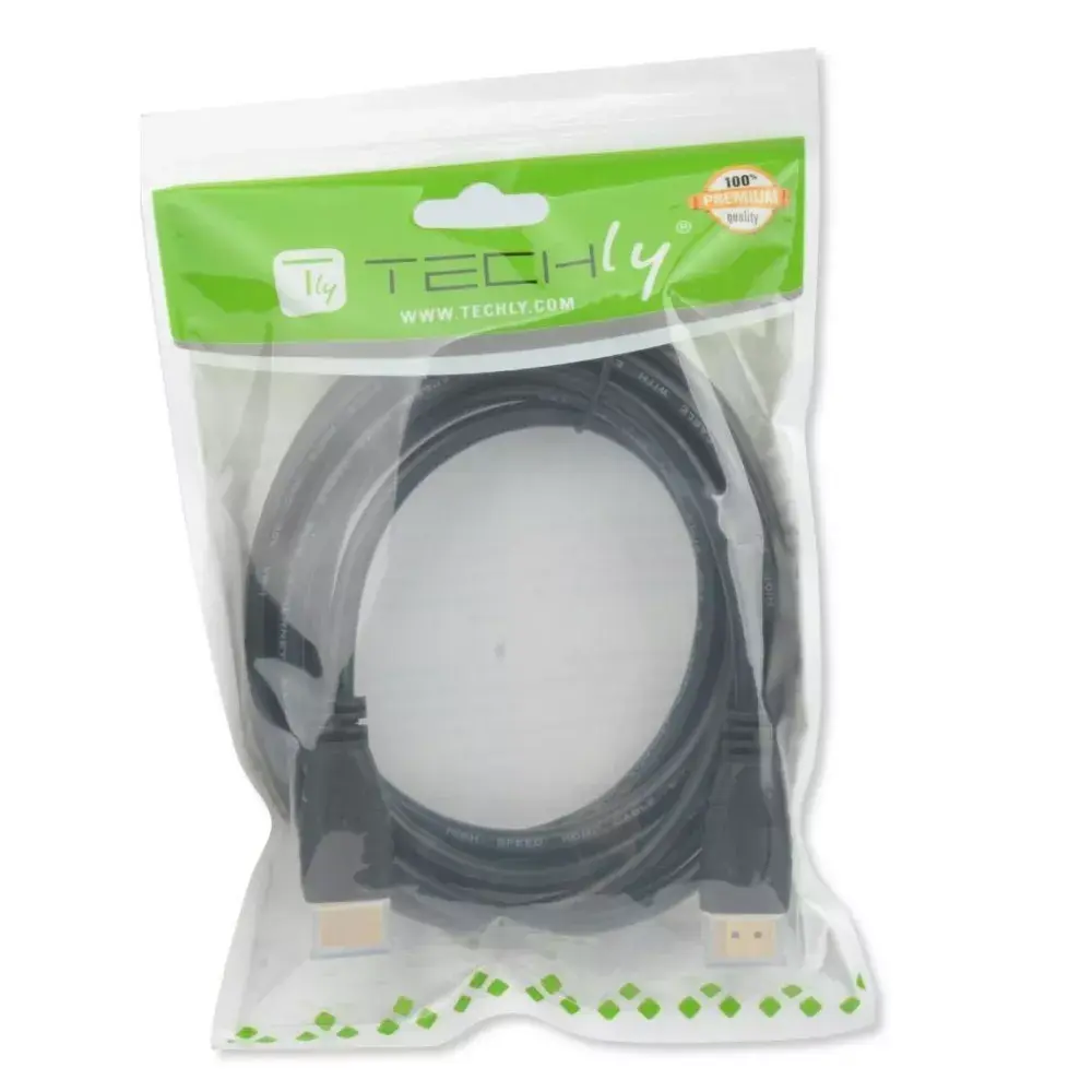 HDMI Cable Techly HDMI 2.0 Cable A/A M/M 3m Black ICOC HDMI2-4-030 Photo 2