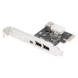 Digitus PCI Express Card Firewire 1394a 3+1 ports PCIe Black