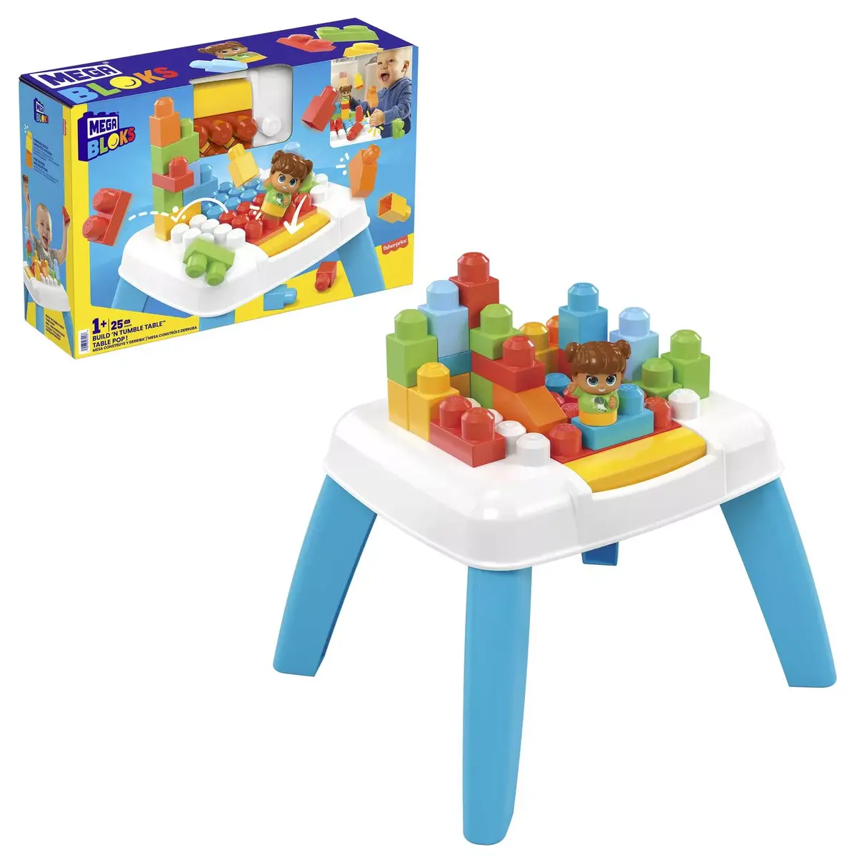 Конструктор MEGA BLOKS Build ‘n Tumble Table Photo 5
