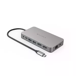 HYPER HDM1H dokstacija USB 3.2 Gen 1 (3.1 Gen 1) Type-C Nerūsējošs tērauds