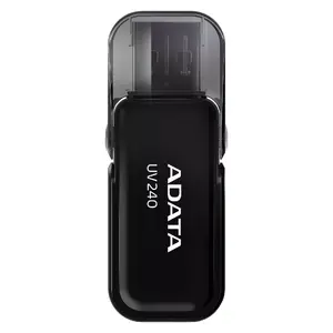 USB atmiņa ADATA UV240 32 GB USB 2.0 Type-A, melna, ar vāciņu