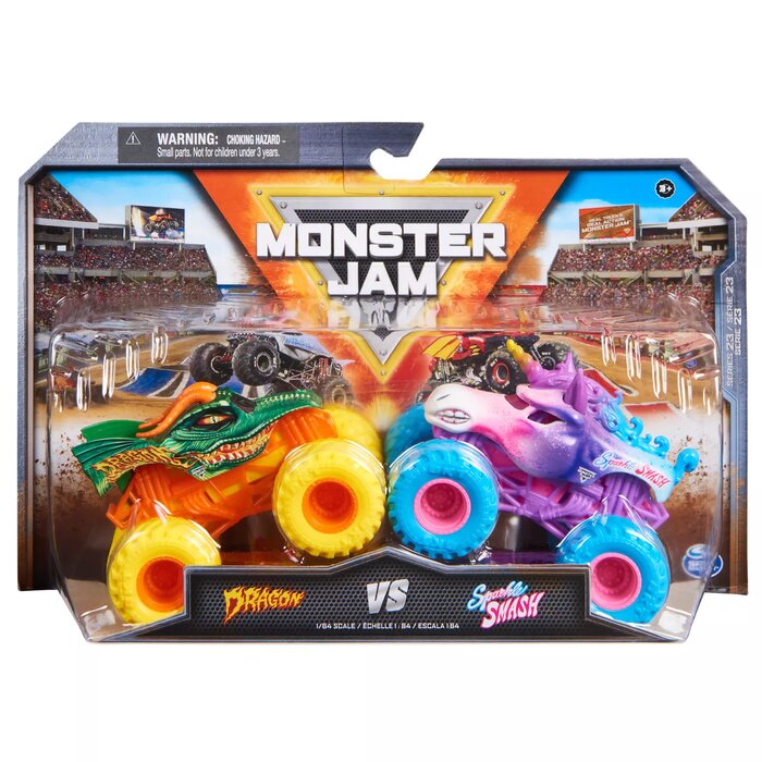 Monster Jam MNJ VHC Dragon vs Sparkle Smash GML 6064128 | AiO.lv