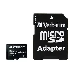 Flash Memory Verbatim Premium 64 GB MicroSDXC Class 10