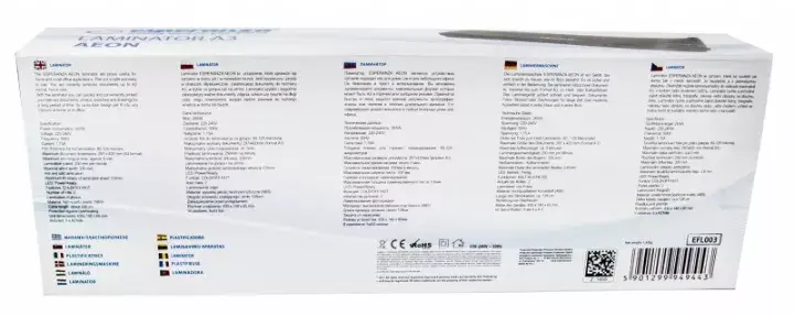 Ламинатор ESPERANZA EFL003 (холод/горяч) Photo 3