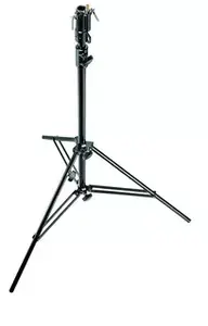 Stativs ar vienu kāju Manfrotto 008BSU — 1 kāja, slodze 30 kg, maksimālais augstums 2,16 m, svars 6,4 kg, melns