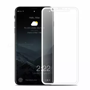 Swissten Ultra Durable 3D Japanese Tempered Glass Premium 9H Screen Protector Apple iPhone X / XS White