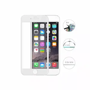 Swissten Ultra Durable 3D Japanese Tempered Glass Screen Protector for Apple iPhone 6 / 6S, White