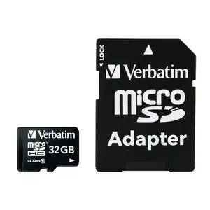 MicroSDHC card VERBATIM Premium 32 GB Class 10, 10 MB/s read/write, black