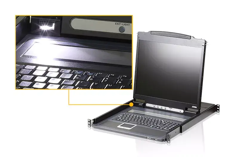 ATEN CL3000N 19" консоль для стойки LCD 1280×1024 1U Photo 3