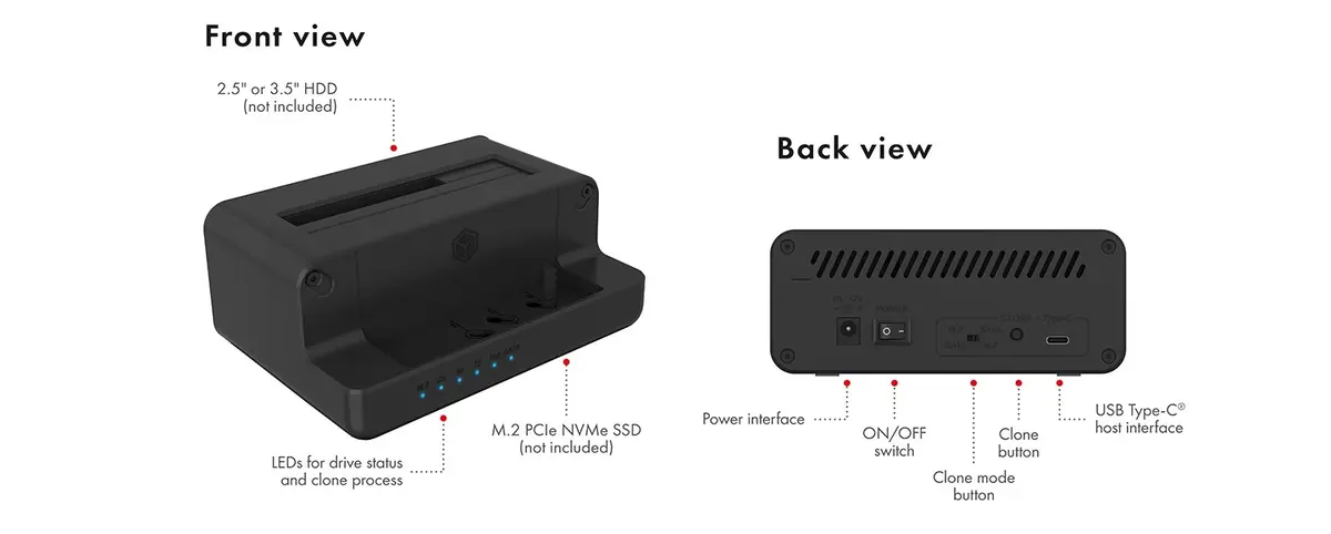 Внешний корпус для накопителей ICY BOX IB-2914MSCL-C31 Photo 13
