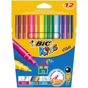 Fino marķieris BIC Visa Multicolour 12 gab.