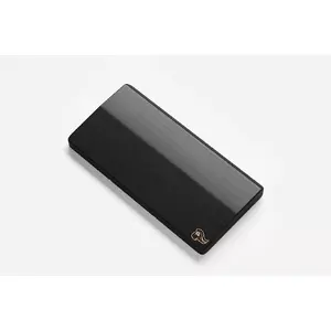 Wooden mouse wrist rest GLORIOUS GV-M-DARK — black, 200×100×19 mm