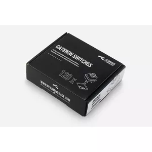 Mechanical Switches GLORIOUS Gateron Brown – 120 pcs, brown, linear silent