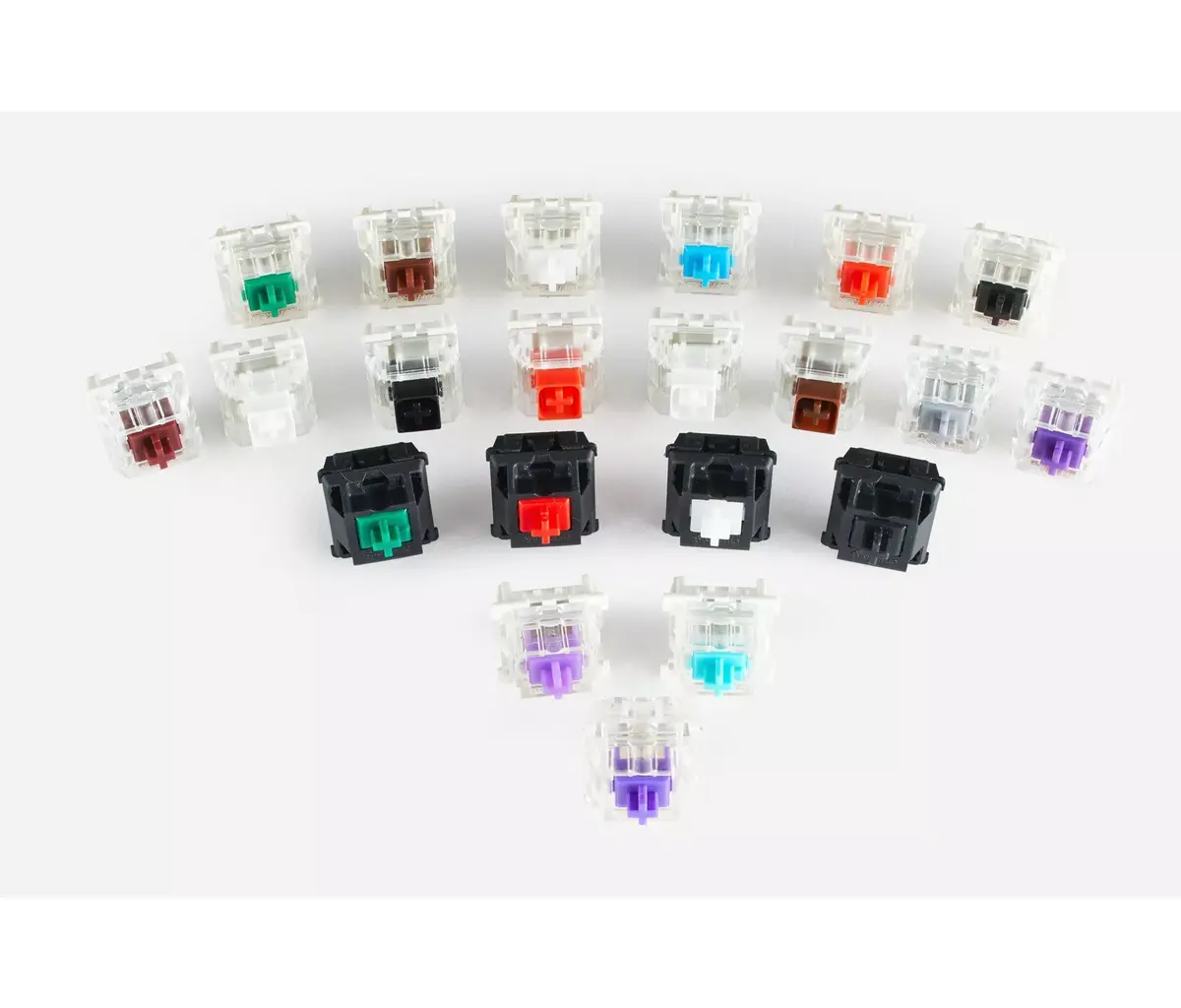 GLORIOUS Gateron Brown switches — 120 pcs Photo 2