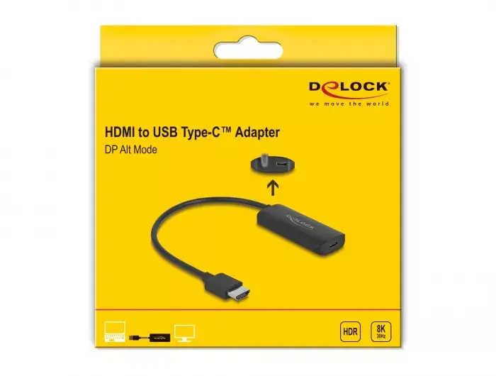 Адаптер HDMI-A male к USB Type-C DeLOCK 64212 Photo 3