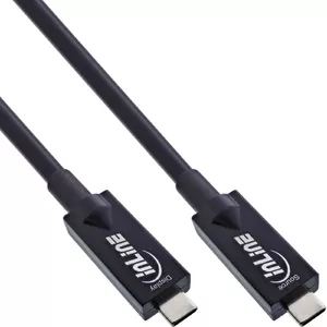InLine USB 3.2 Gen.2 AOC cable USB-C male/male 10m black