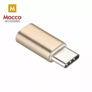 Mocco Универсальный Адаптер Micro USB к USB Type-C Подключение Золотой