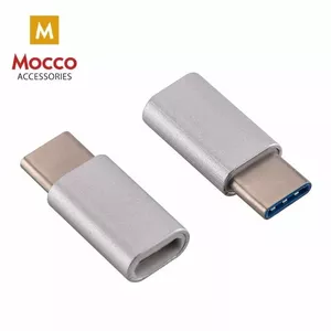 Mocco Universal Adapter Micro USB to USB Type-C, Silver