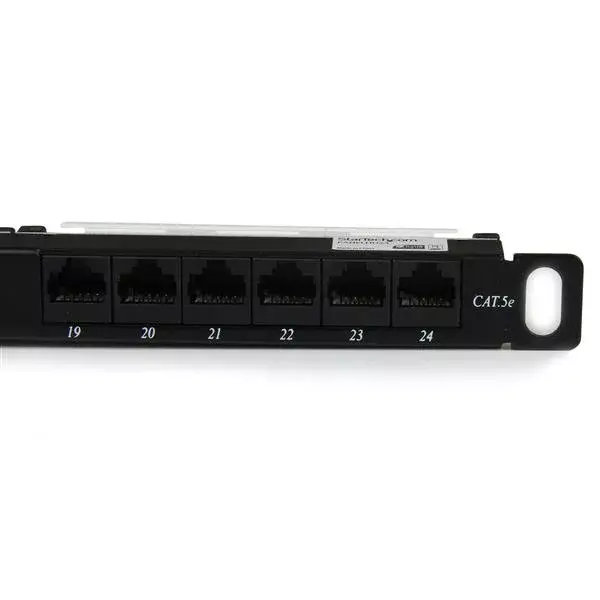 Patch Panel StarTech.com 24 Port 0.5U Cat5e Photo 3