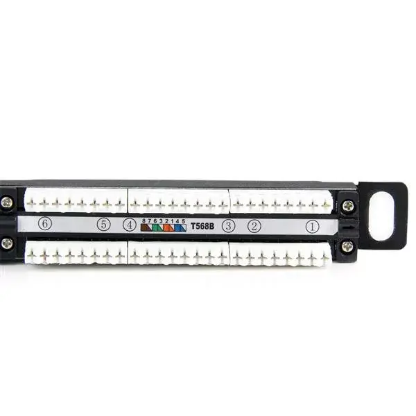 Patch Panel StarTech.com 24 Port 0.5U Cat5e Photo 6