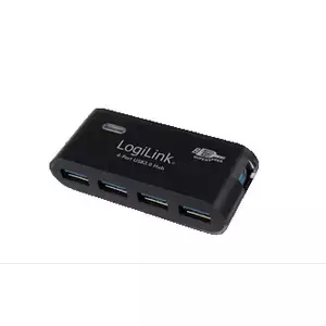 USB Хаб LogiLink USB 3.0 4x 5000 Mbit/s Black